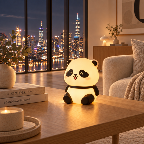 Cute Panda LED Night Lamp | Soft Warm Glow