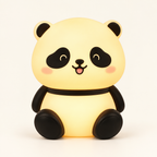 Cute panda LED night lamp with a soft warm glow